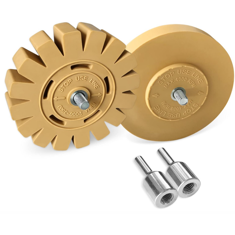 Decal Remover Manufacturer - Rubber Eraser Wheel for Pinstripes Stickers Car Boat Adhesive