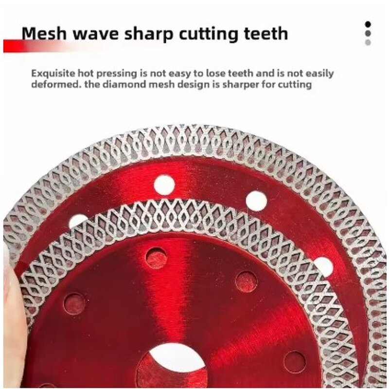 Diamond Saw Blade Manufacturer - Turbo Hot Pressed 'X' Rim Sintered Dry for Granite Marble Finish-White