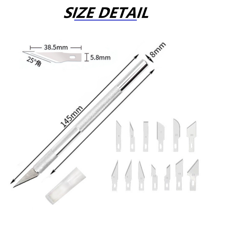 Carving Knives Manufacturer - Precision Craft Knife Aluminum Hobby Blade with Cutting Mat
