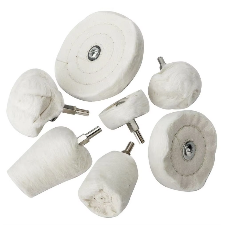 Polishing Pad Set Manufacturer - 7pcs Cotton Wheel Buffing Kit for Car Polishing