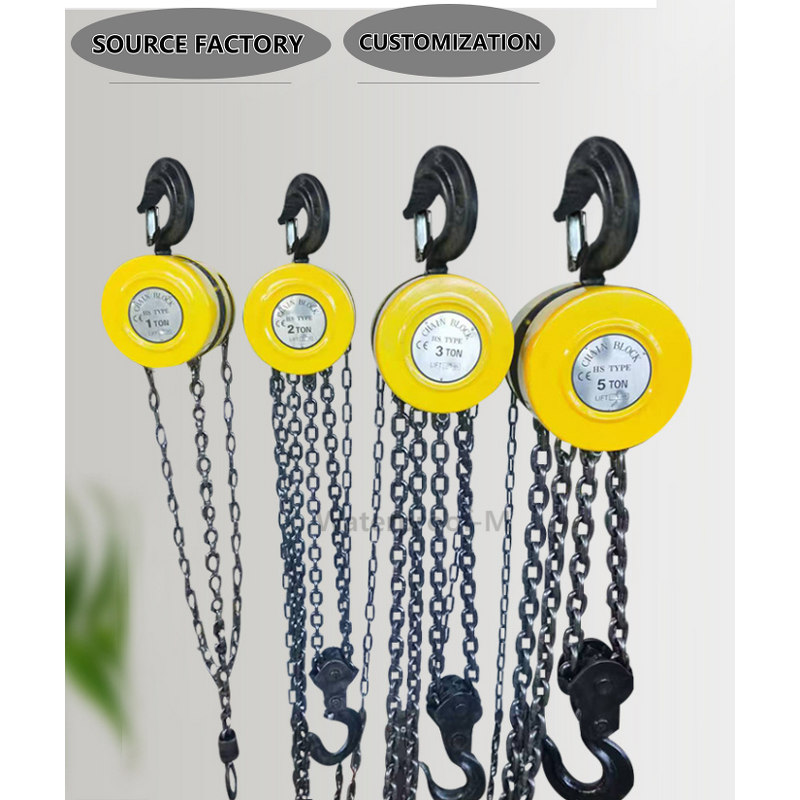 Chain Block Manufacturer - 1ton 2t 3ton Hand Pulley Manual Hoist 5 Ton Manual Hand