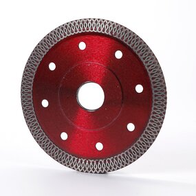 Diamond Saw Blade Manufacturer - Turbo Hot Pressed 'X' Rim Sintered Dry for Granite Marble Finish-White