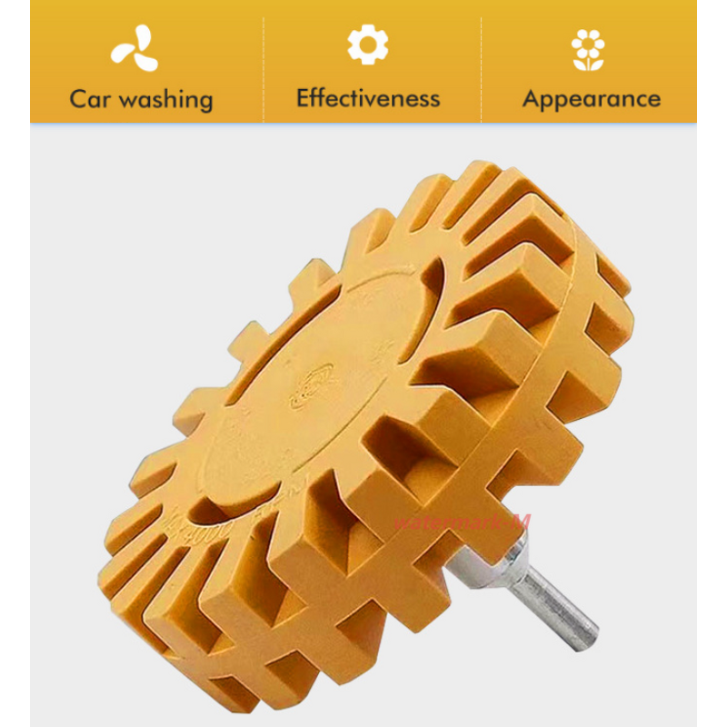Rubber Eraser Wheel Manufacturer - Car Pneumatic Disk for Sticker Remover Paint Cleaner Polish Auxiliary Tool