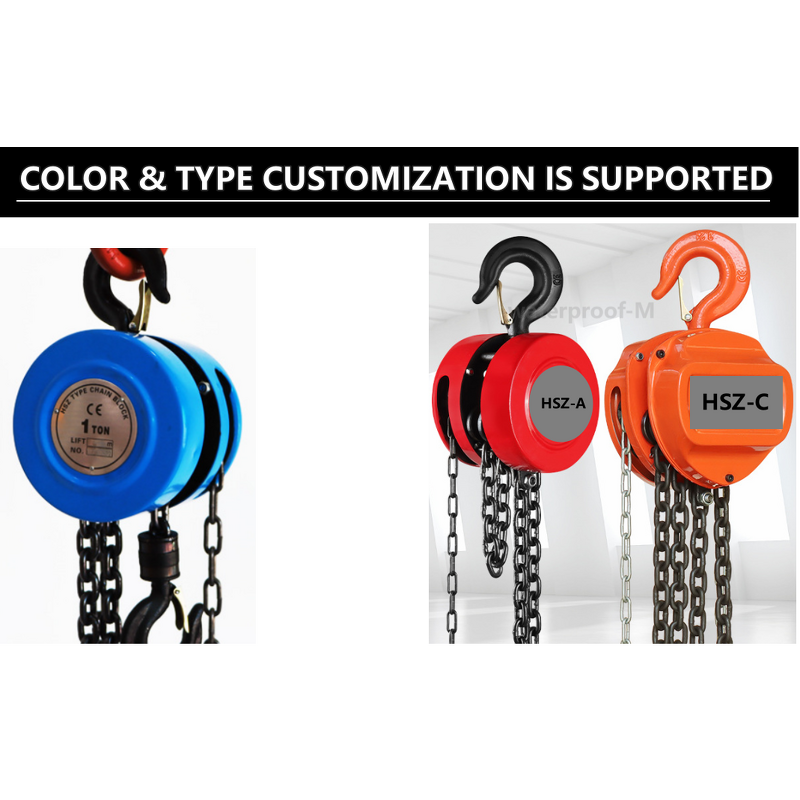 Chain Block Manufacturer - 1ton 2t 3ton Hand Pulley Manual Hoist 5 Ton Manual Hand