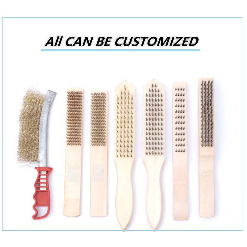 Wire Brush Manufacturer - Wood Handle Stainless Steel for Polishing and Rust Removal