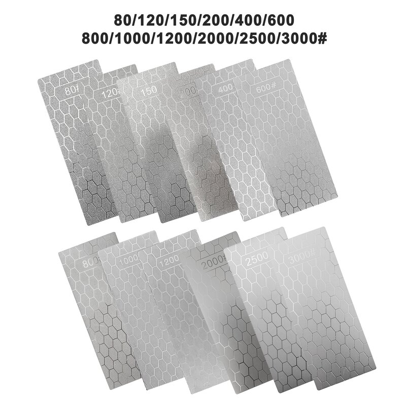 Knife Sharpening Stone Set Manufacturer - Diamond Ultra-Thin with Honeycomb Surface 400/600/1000 Grit