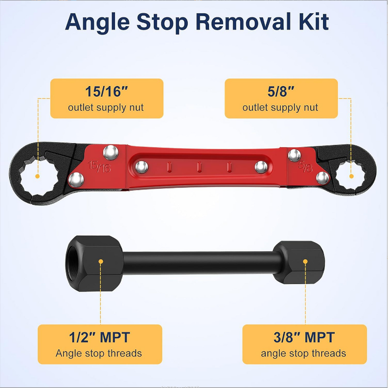Pipe Wrench Manufacturer - Double Headed Tire Socket for Water Pipe Repair Sleeve Spanner