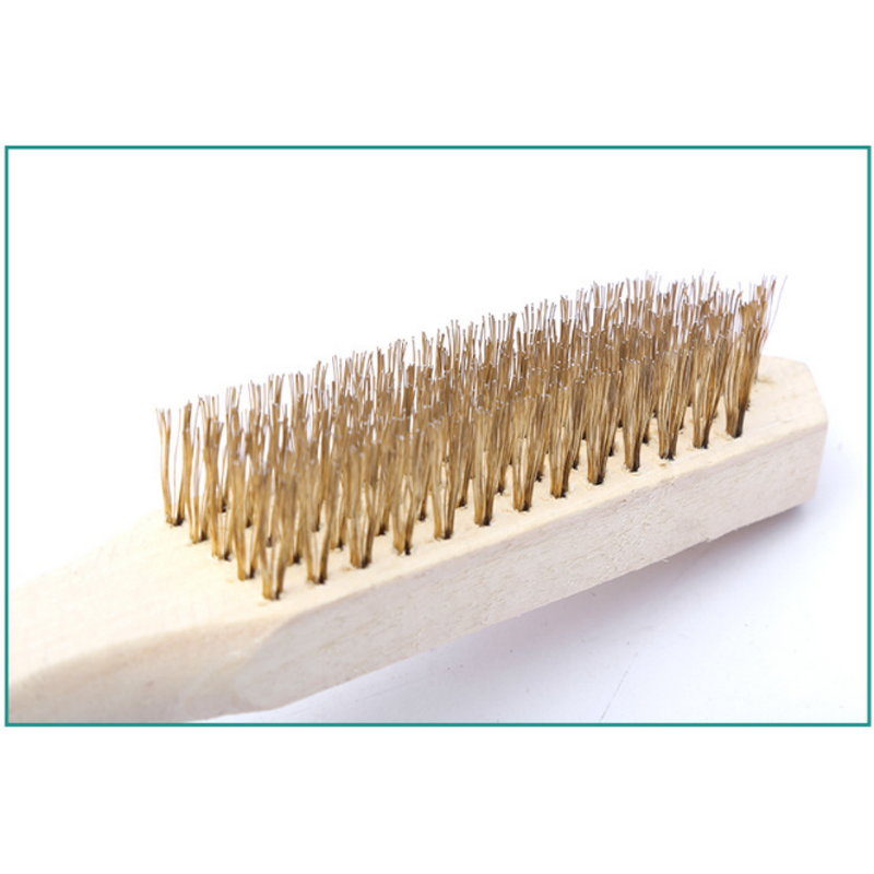 Wire Brush Manufacturer - Wood Handle Stainless Steel for Polishing and Rust Removal