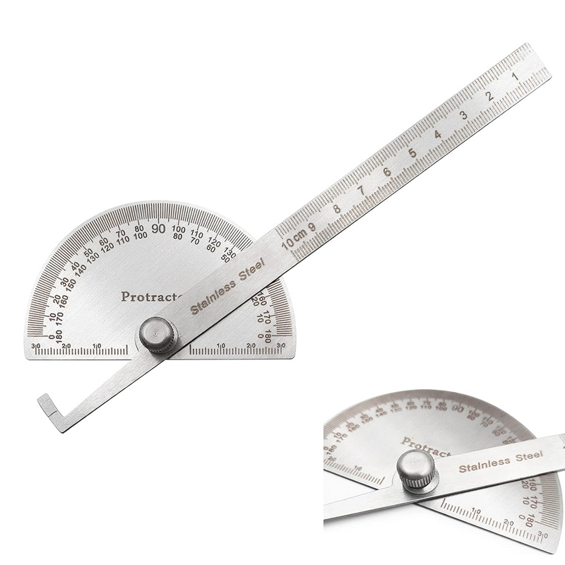 Angle Finder Ruler Manufacturer - 180 Degree Stainless Steel Protractor for Woodworking