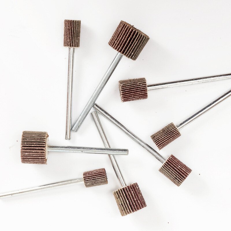 Flap Wheel Manufacturer - Long Shank Aluminum Oxide 108mm 1/4" Shank Grit 180 for Woodworking Grinding