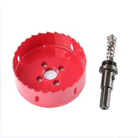 Core Drill Bits Set Manufacturer - Bi-Metal Carbon Steel Alloy Triangle Handle 8cm for Metal Drilling