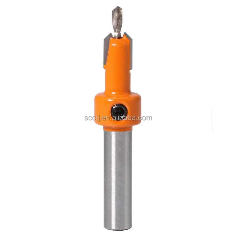 Countersink Drill Bit Set Manufacturer - Tungsten Carbide with Quick Change Screw Chamfer Ladder Router