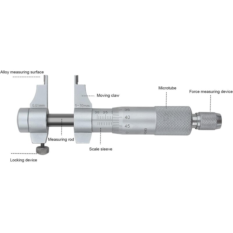 Inside Micrometer Manufacturer - High Quality Precision 5-30mm/25-50mm/50-75mm with Internal Carbide Tips