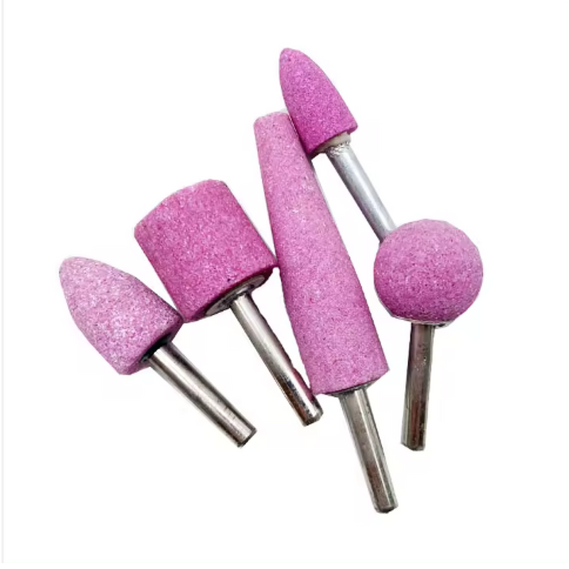 Nail Drill Bits Set Manufacturer - Hot Sale 12pcs Aluminum Oxide 6mm Electric Manicure Pink Pedicure Milling Files