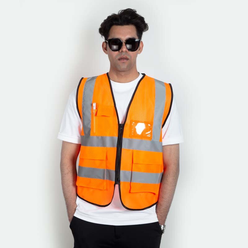 Mesh Reflective Security Vest - Manufacturer - High Visibility Wholesale Custom Logo Safety Jacket