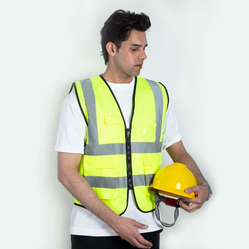 Engineer Reflective Vest - Manufacturer - Two Line Ordinary Tape Cheap Warning Work Waistcoat