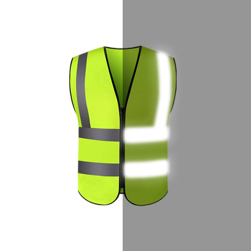 High Visible Reflective Vest - Manufacturer - Custom LOGO Printing Reflective Material Fabric Work