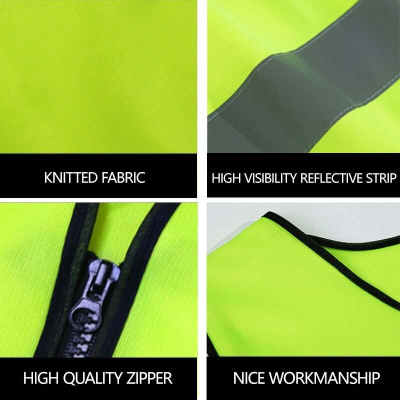High Visible Reflective Vest - Manufacturer - Custom LOGO Printing Reflective Material Fabric Work
