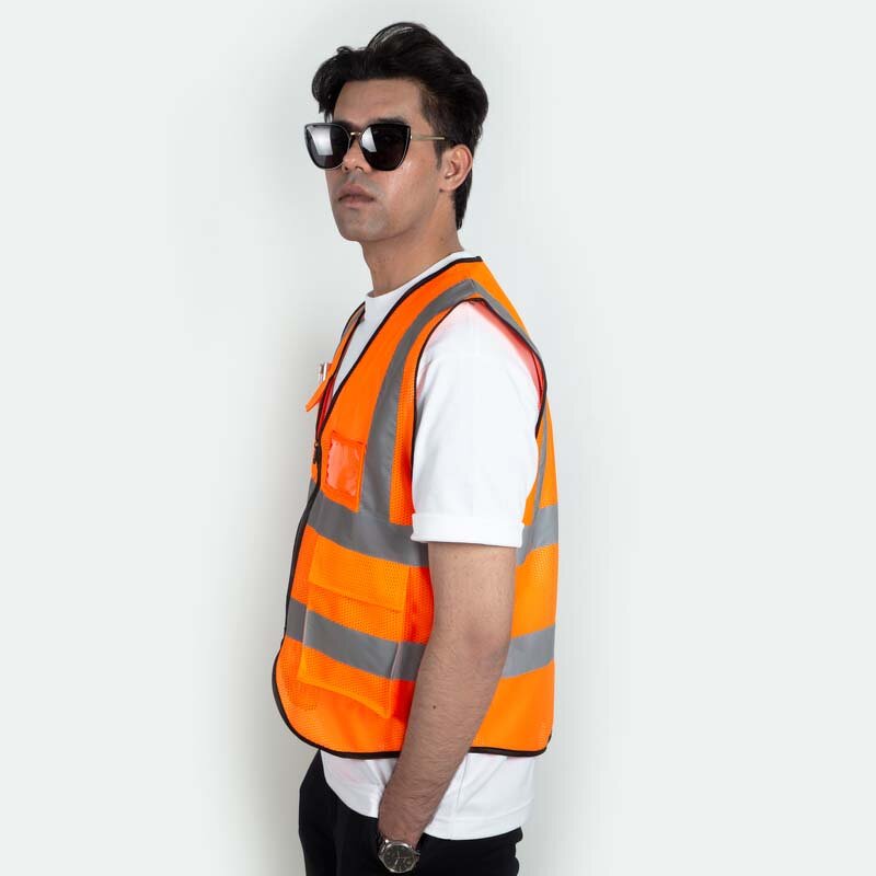 Mesh Reflective Security Vest - Manufacturer - High Visibility Wholesale Custom Logo Safety Jacket