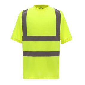 Reflective Short Sleeve T-Shirt - Manufacturer - Summer Construction Quick-Drying Sanitation Overalls