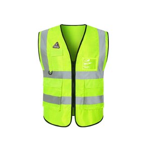 Antistatic Safety Vest - Manufacturer - 100% Polyester W/Pockets Zipper Oil Station Construction