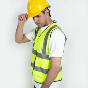 Engineer Reflective Vest - Manufacturer - Two Line Ordinary Tape Cheap Warning Work Waistcoat