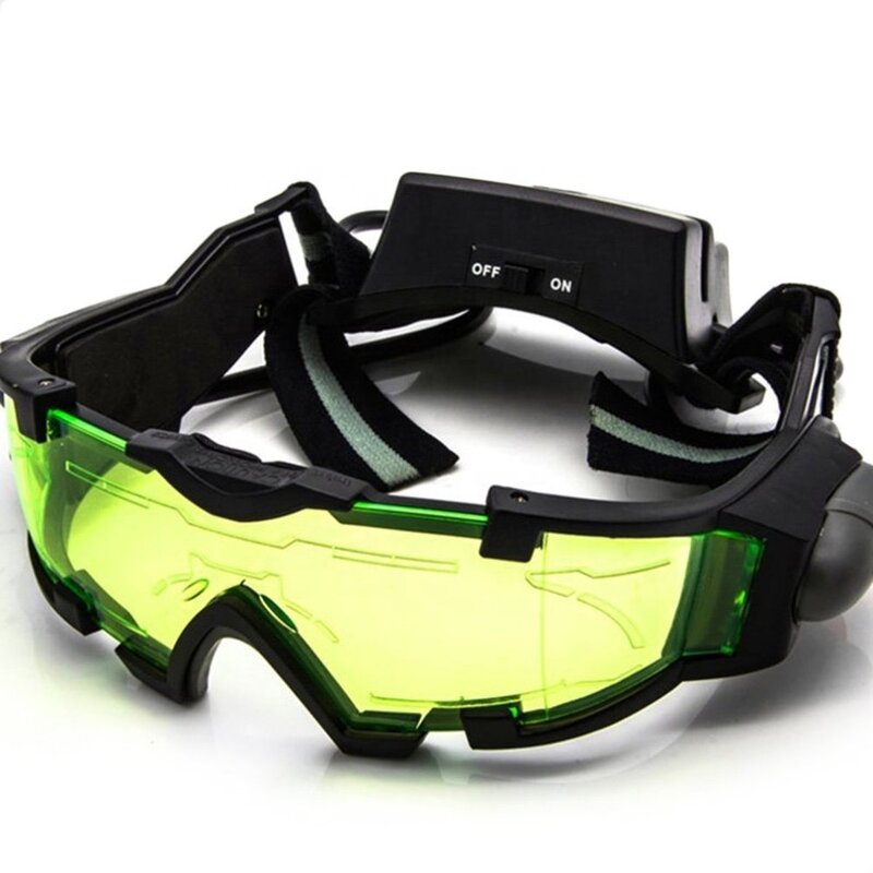 LED Safety Goggles - Manufacturer - Hot Sells Anti-dust Impact Ski Night Vision Popular Design