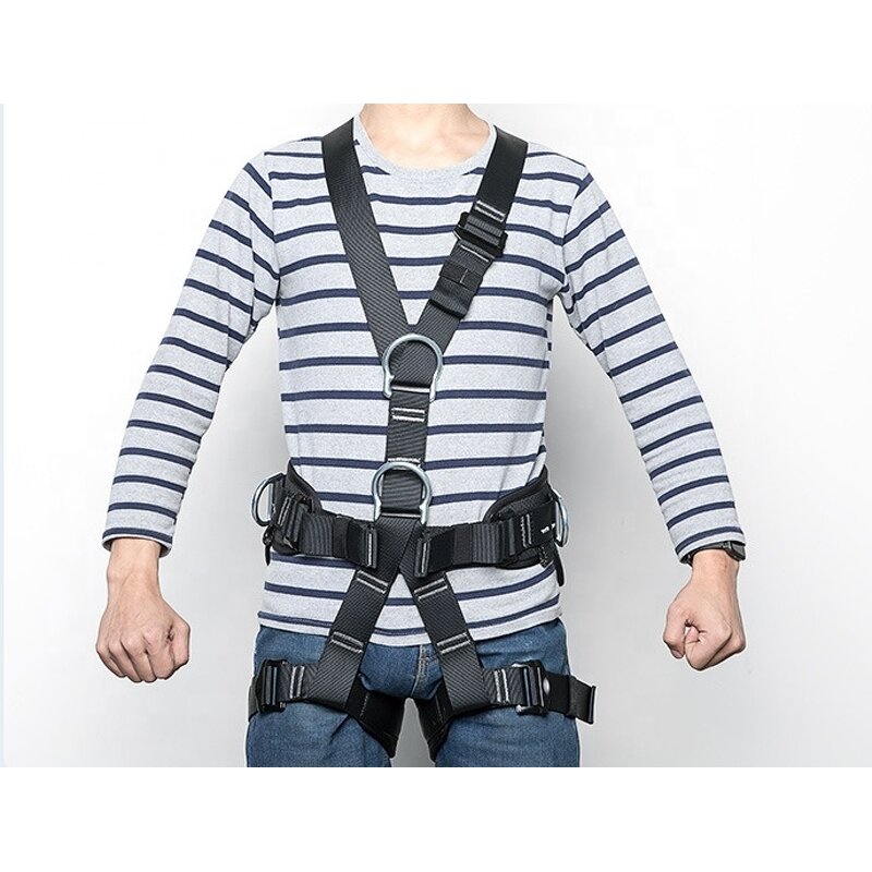 Climbing Safety Harness - Manufacturer - Full Body Adjustable Aerial Work Shock Absorber Belt