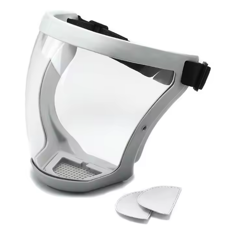 Clear Full Face Shield - Manufacturer - Anti-Fog Splash WindProof Eye Face Protection with Filters