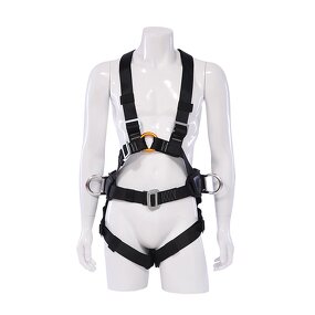 Polyester Safety Harness - Manufacturer - Good Brand Fall Arrest Equipment Double Lanyard PPE