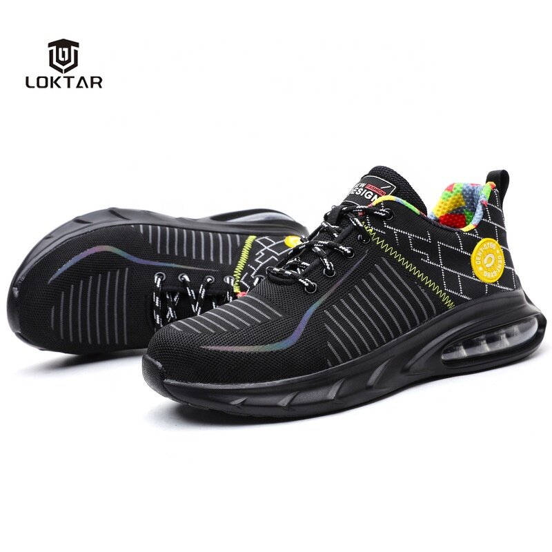 Summer Safety Shoes - Manufacturer - Unisex Fly Woven Anti Blow Cushion Shock Absorption Work