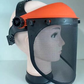 Safety Face Shield - Manufacturer - LOKTAR Adjustable Mesh Visor for Industry Safety Helmet