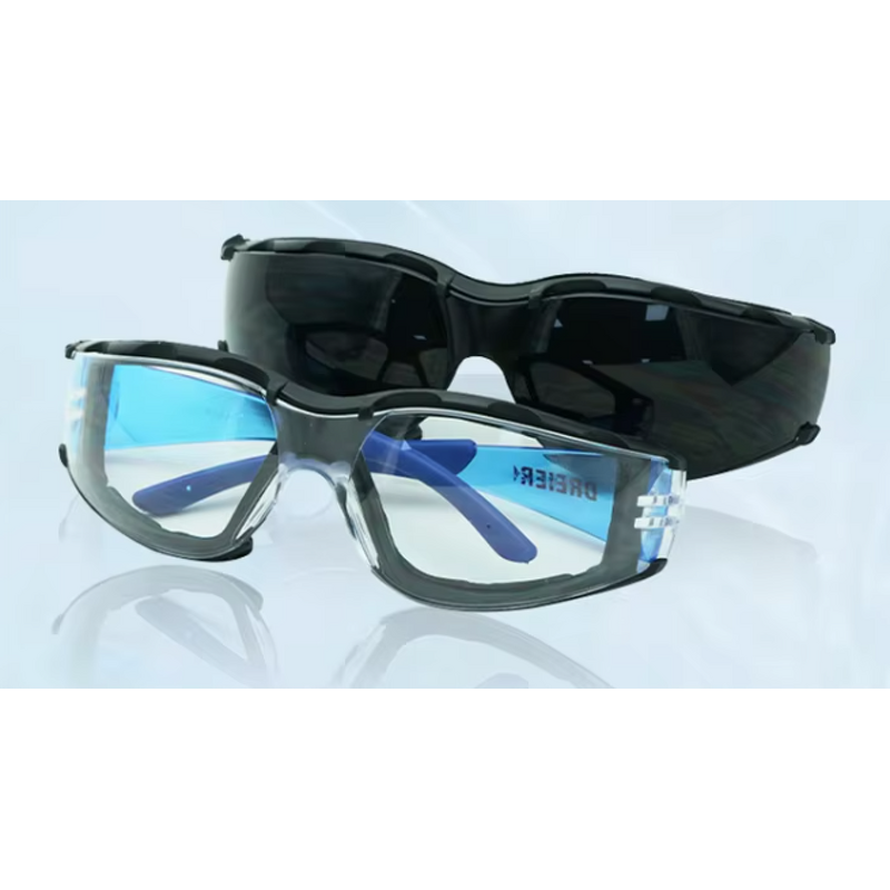 Construction Safety Glasses - Manufacturer - Fashion PC Lens Soft Rubber Leg CE Anti Fog Men