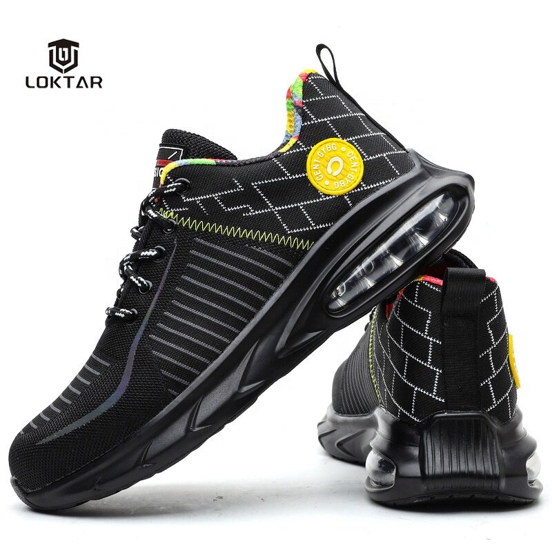 Summer Safety Shoes - Manufacturer - Unisex Fly Woven Anti Blow Cushion Shock Absorption Work