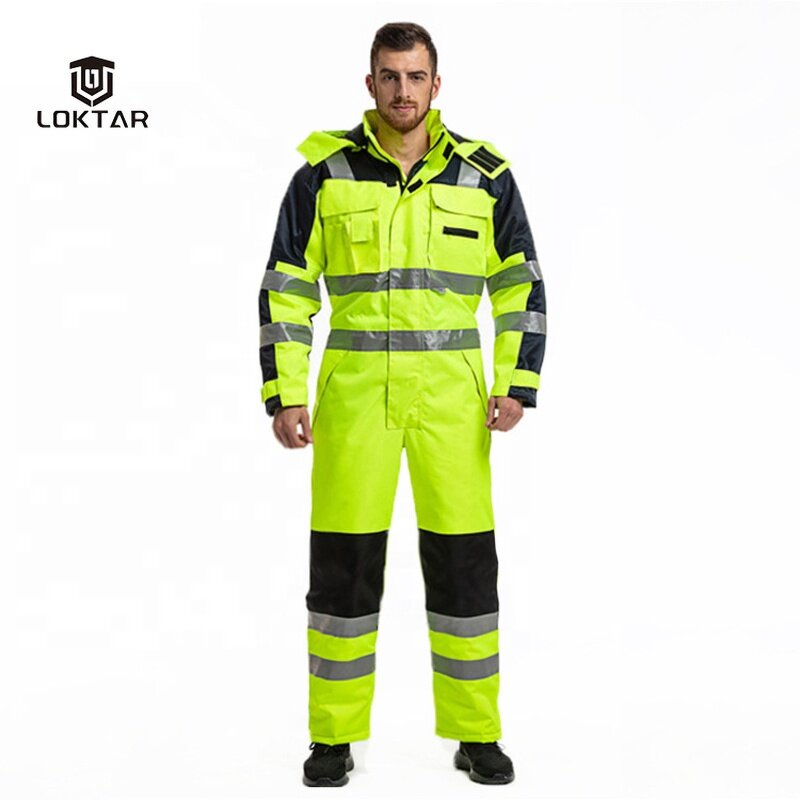 Cotton Coverall - Manufacturer - Outdoor Traffic Waterproof Windproof Reflective Warm Labor