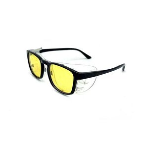 Sealed Safety Goggles - Manufacturer - Yellow Lens Silicone Frame Pollen-Proof Moisture Chamber