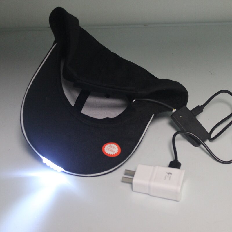 LED Work Helmet - Manufacturer - EN397 Certified ABS Rechargeable Outdoor Sports Cycling Black