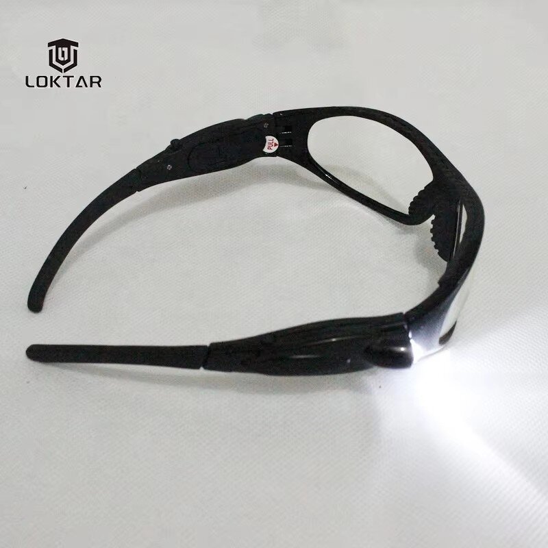 Work Safety Glasses - Manufacturer - LOKTAR Z87 Construction Anti Fog Laser With LED Light
