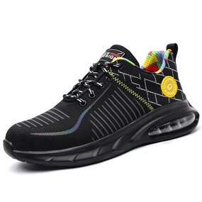 Summer Safety Shoes - Manufacturer - Unisex Fly Woven Anti Blow Cushion Shock Absorption Work