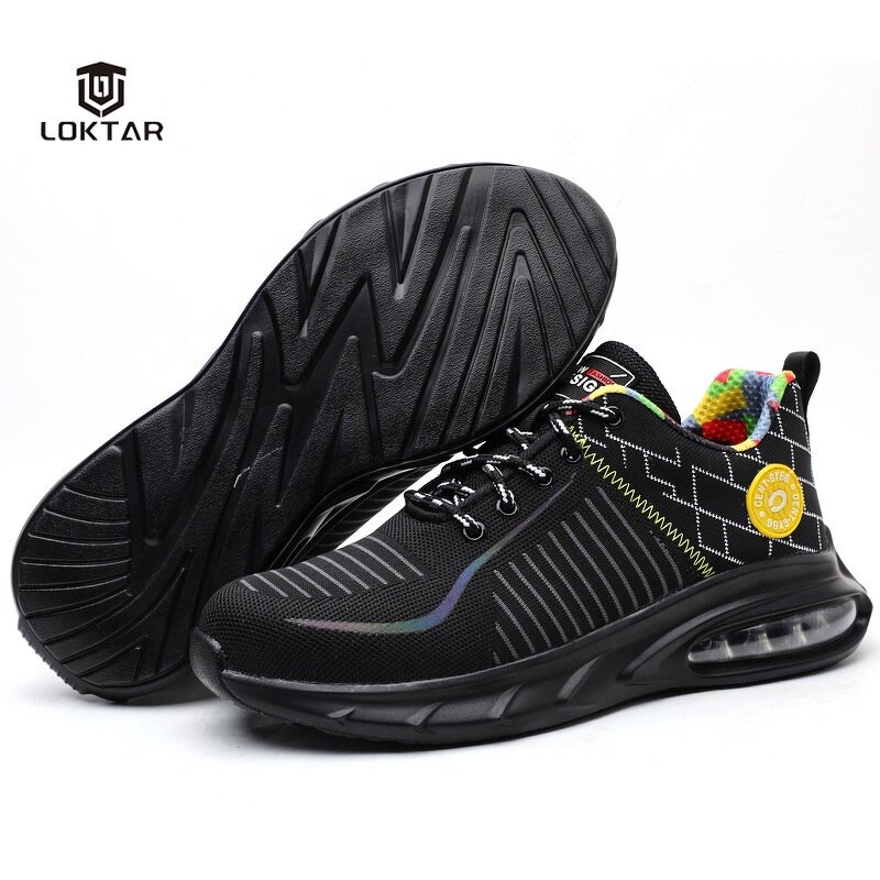 Summer Safety Shoes - Manufacturer - Unisex Fly Woven Anti Blow Cushion Shock Absorption Work