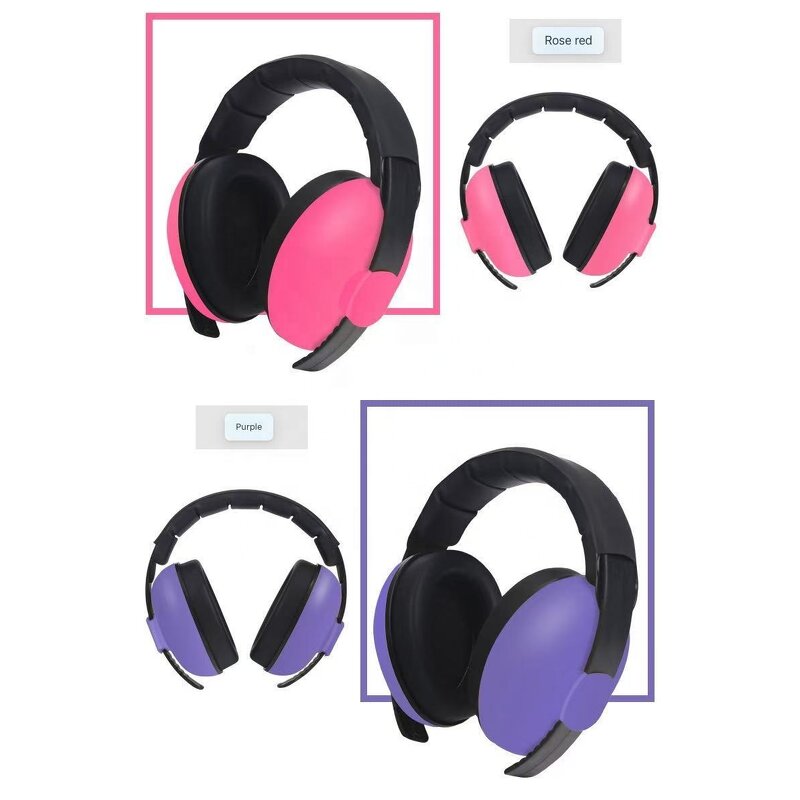 Children Earmuffs - Manufacturer - Comfortable Custom Adjustable Anti-Noise Boys Babies Colorful