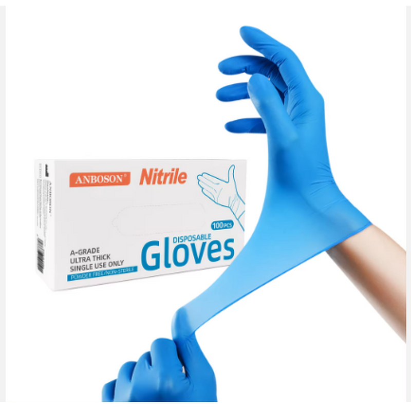 Disposable Nitrile Gloves - Manufacturer - Loktar 4mil 6mil Black Food Powder Free Hand Ware