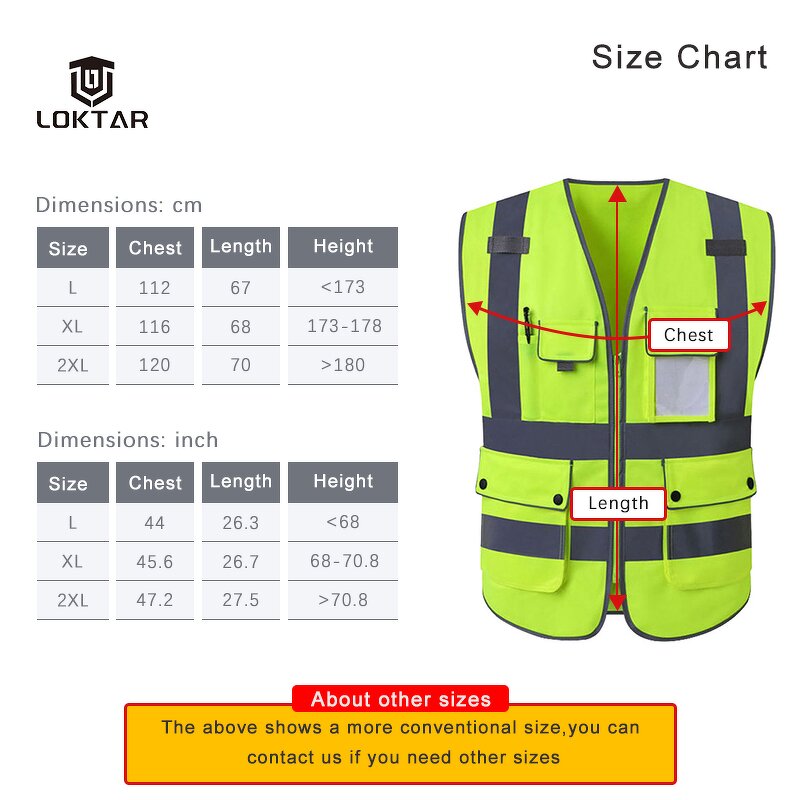 Hi Vis Safety Vest - Manufacturer - Custom Logo Wholesale Neon Traffic Construction With Pockets