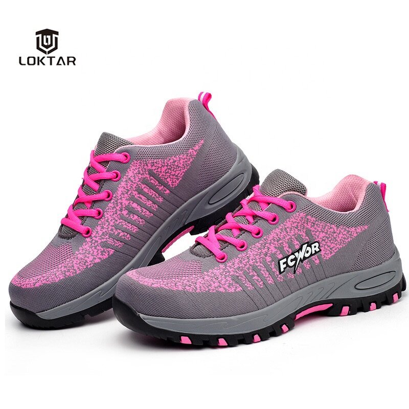 Lady Safety Shoes - Manufacturer - Comfortable Anti-slip Anti-hit Anti-puncture Fashion Work
