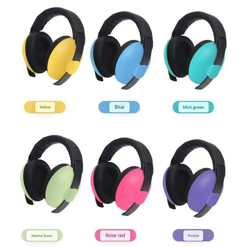 Children Earmuffs - Manufacturer - Comfortable Custom Adjustable Anti-Noise Boys Babies Colorful