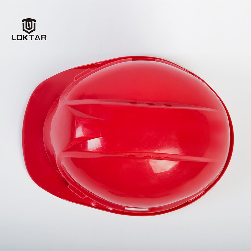 EN397 Red Helmet - Manufacturer - Loktar Construction Cutting Lifeguard Industrial Work PPE