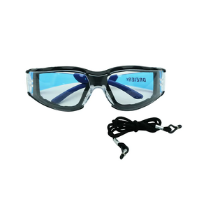 Construction Safety Glasses - Manufacturer - Fashion PC Lens Soft Rubber Leg CE Anti Fog Men