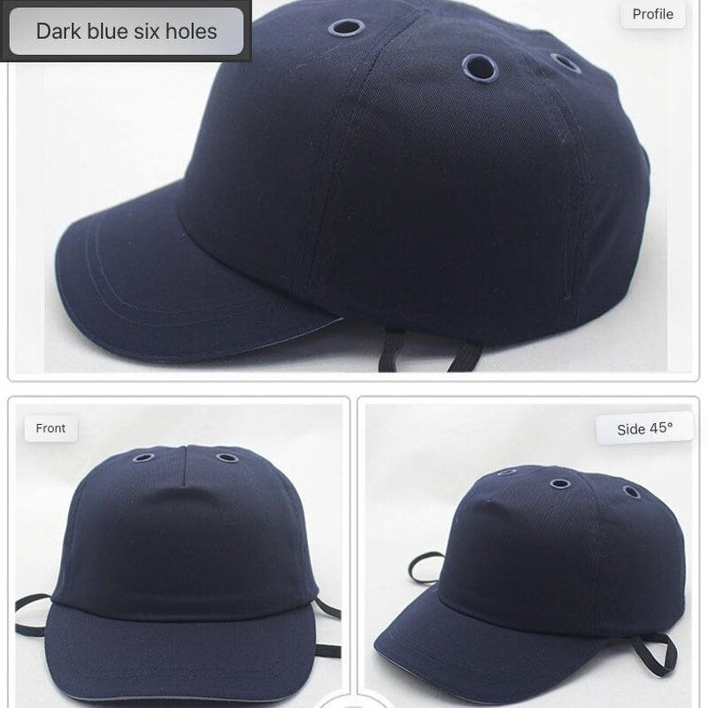 Industry Bump Cap - Manufacturer - CE EN812 Lightweight Custom Logo Work Cycling Fishing