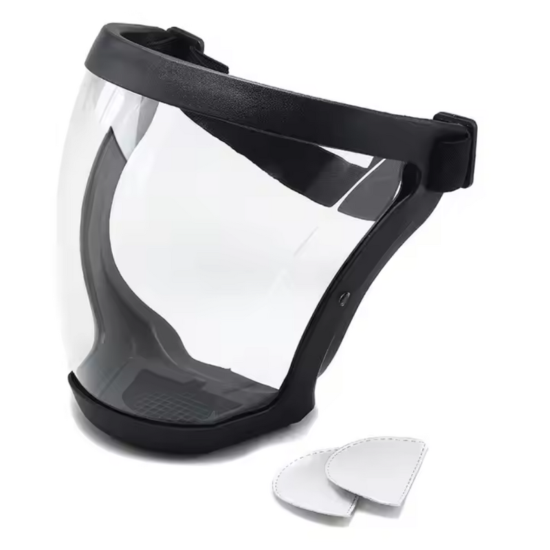 Clear Full Face Shield - Manufacturer - Anti-Fog Splash WindProof Eye Face Protection with Filters