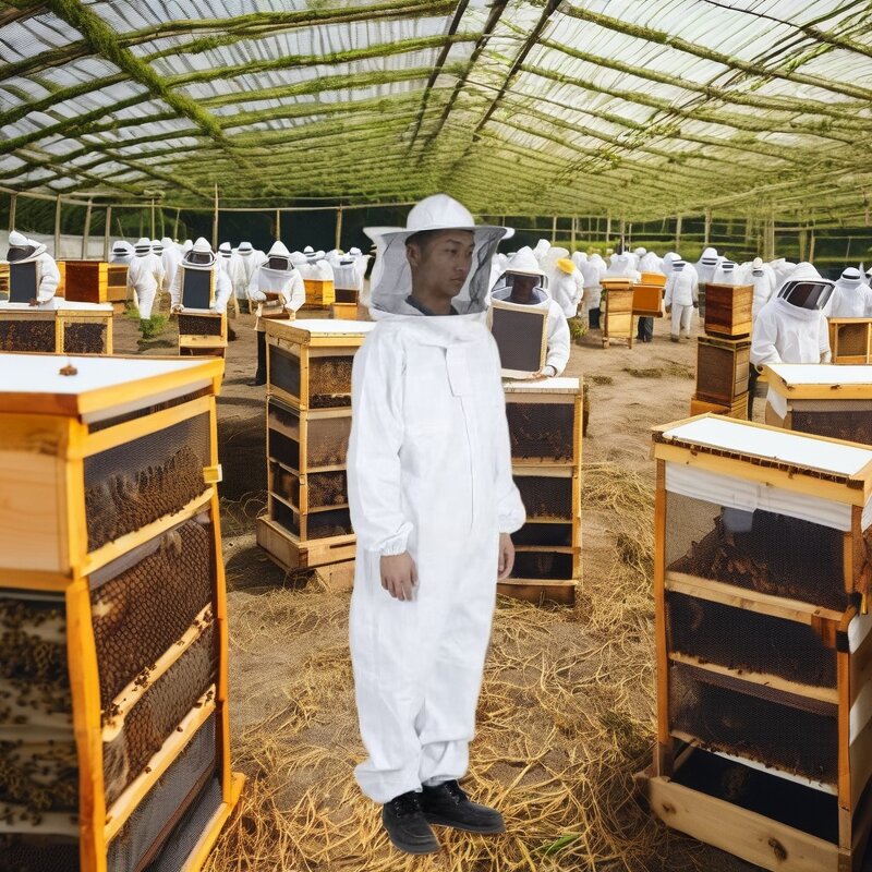 Professional Beekeeping Suit - Manufacturer - Unisex Full Body Protection Comfortable Piarist Outfit